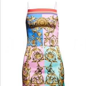 Versace jeans couture sunflower garland dress Sz 36/0